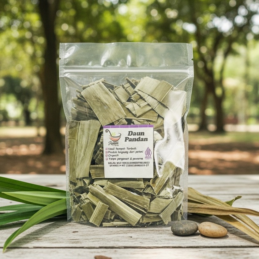 Dried Pandan Leaves 250g Aromatic Culinary Herb for Desserts, Rice & Tea