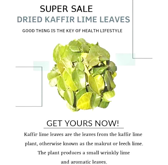 30g Dried Kaffir Lime Leaves 100% Natural Organic For Cooking And Bathing