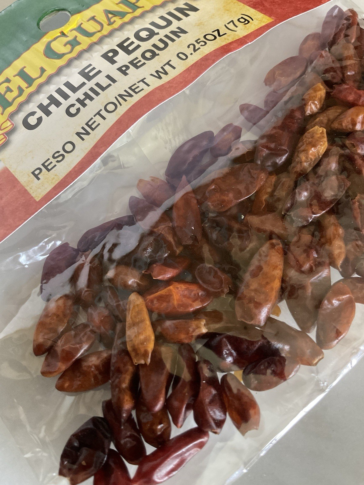 Pequin Chilies Whole Dried Chile Piquin Entero 4 pack
