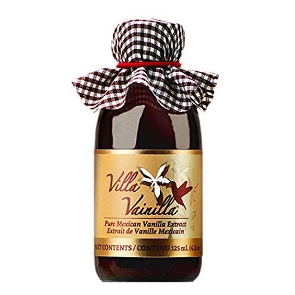 Pure Vanilla Extract Concentrated Natural Gourmet Flavor from Mexico 4.2 Fl Oz