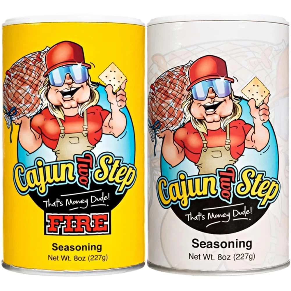 Stalekracker Cajun Seasoning Variety Pack – 1 Original 8oz & 1 Fire Blend, 8 Oz
