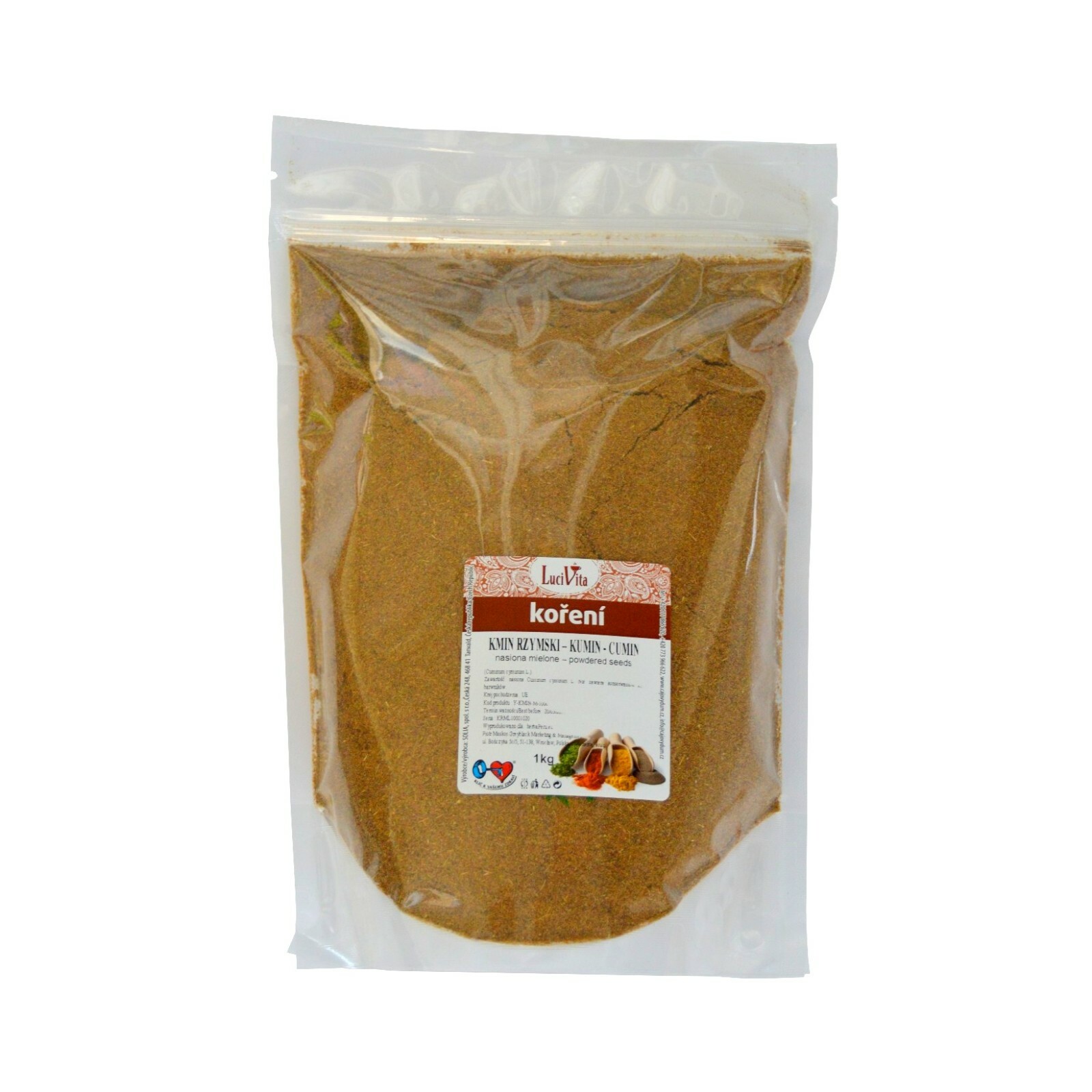 CUMIN – [Cuminum cyminum L.] – powdered seeds -1000g (1kg)-V