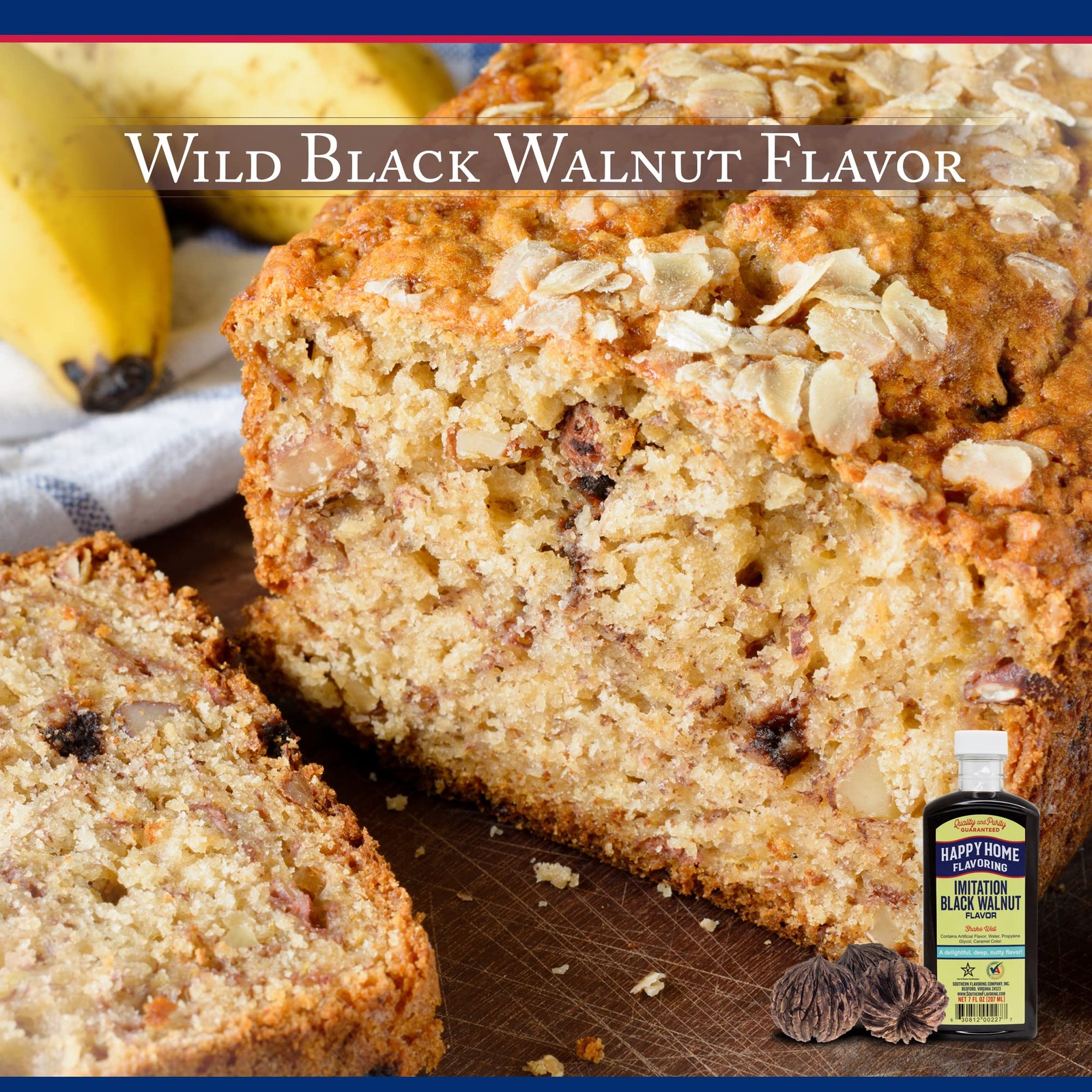 Happy Home Imitation Black Walnut Flavoring, 7 Fl Oz (Pack of 1)