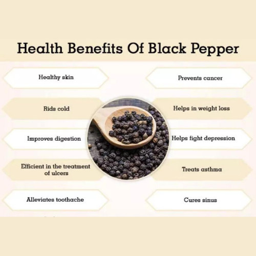 Pepper Black Ceylon Organic Peppercorns 100% Natural Spices