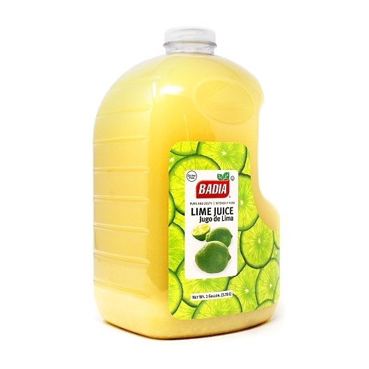 Badia Lime Juice, 1 Gallon, 4 Per Case
