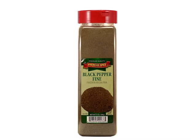American Spice Fine Black Pepper 14 oz