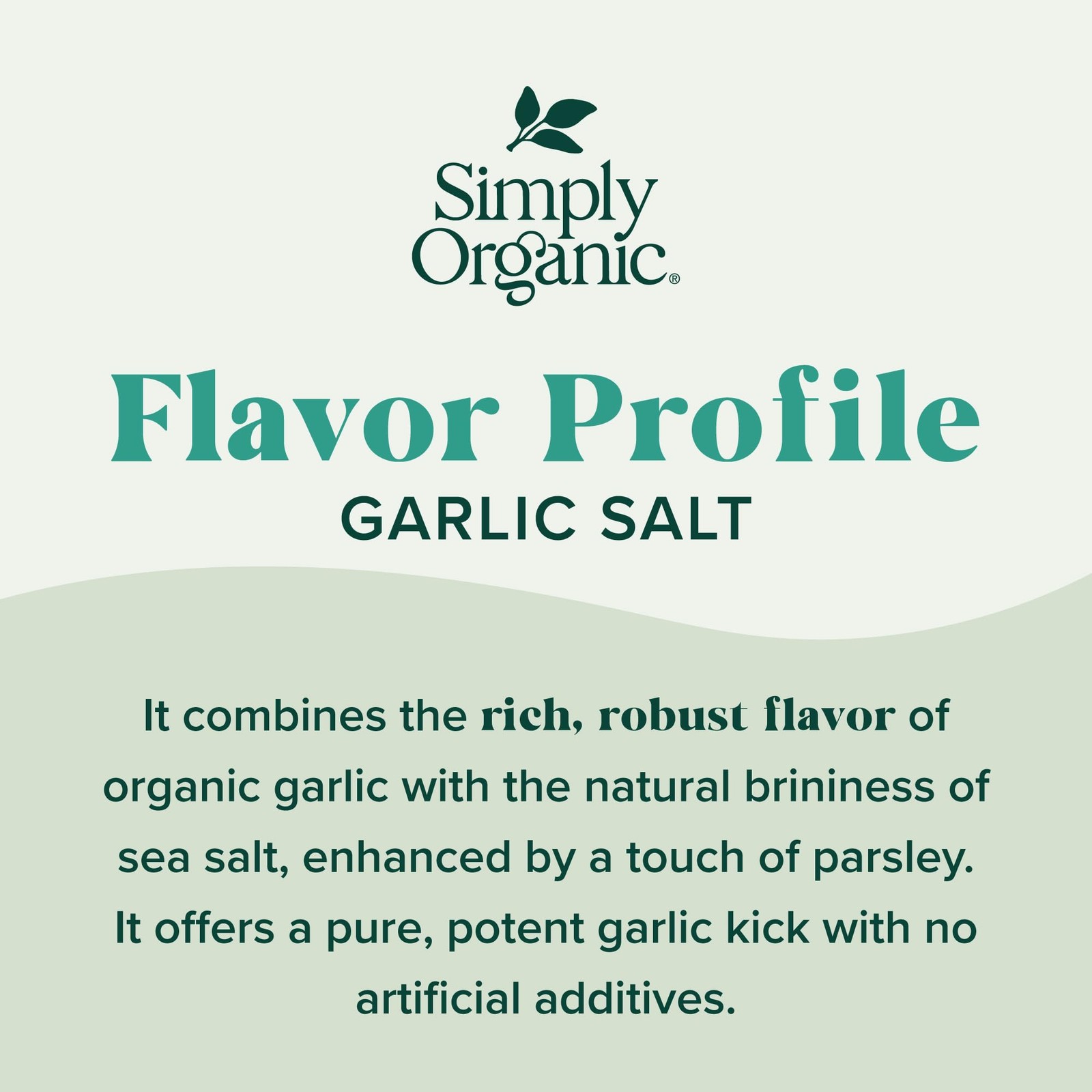 Simply Organic Garlic Salt 4.7 Ounce Certified Organic Seasoning For Cooking