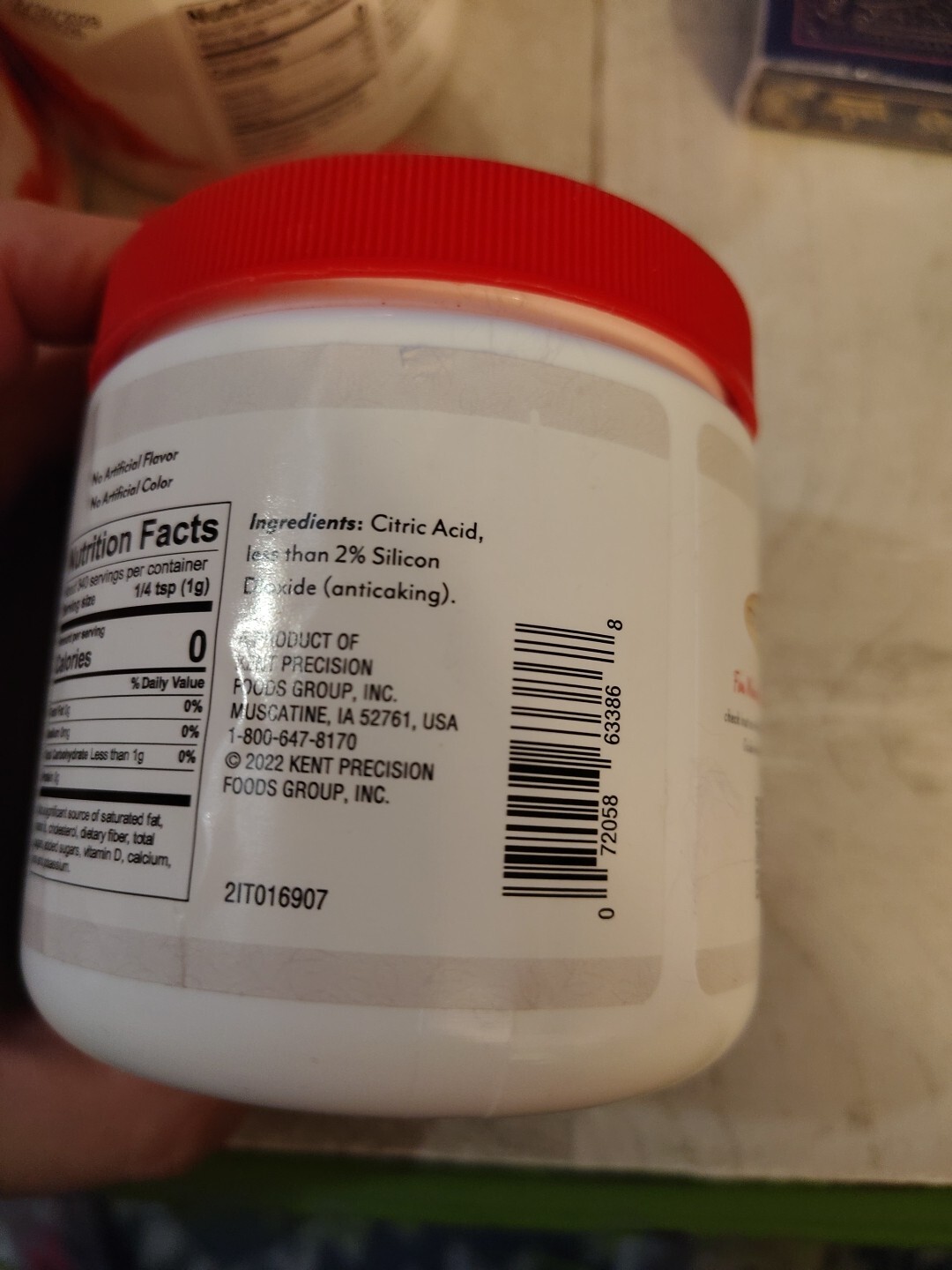 Mrs. Wages Citric Acid for Home Canning, 12-oz Jar, Exp 6/2028