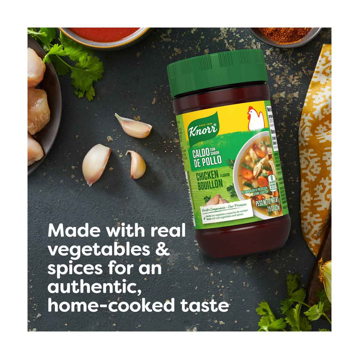 Knorr Granulated Chicken Flavor Bouillon 40.5 oz~Exp 4/15/2025