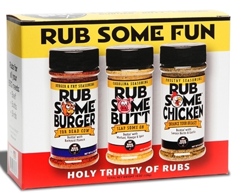 BBQ Spot Barbecue Rub Some Burger Butt Chicken Seasoning Spices 3 Pack OW89065