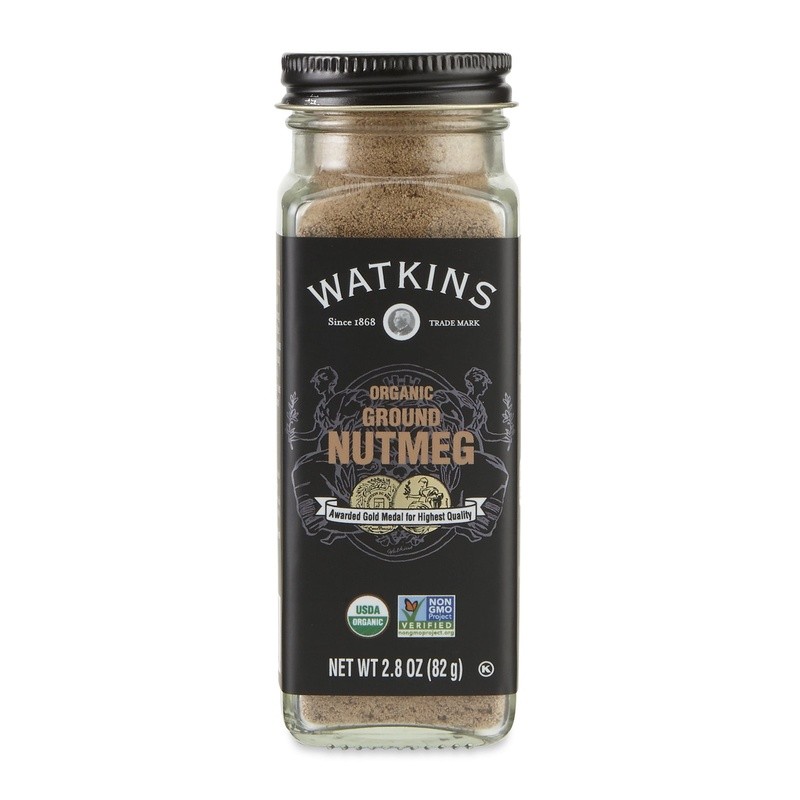 Organic Ground Nutmeg Spice Jar Gourmet Non-GMO Gluten Free Kosher 2.8oz New