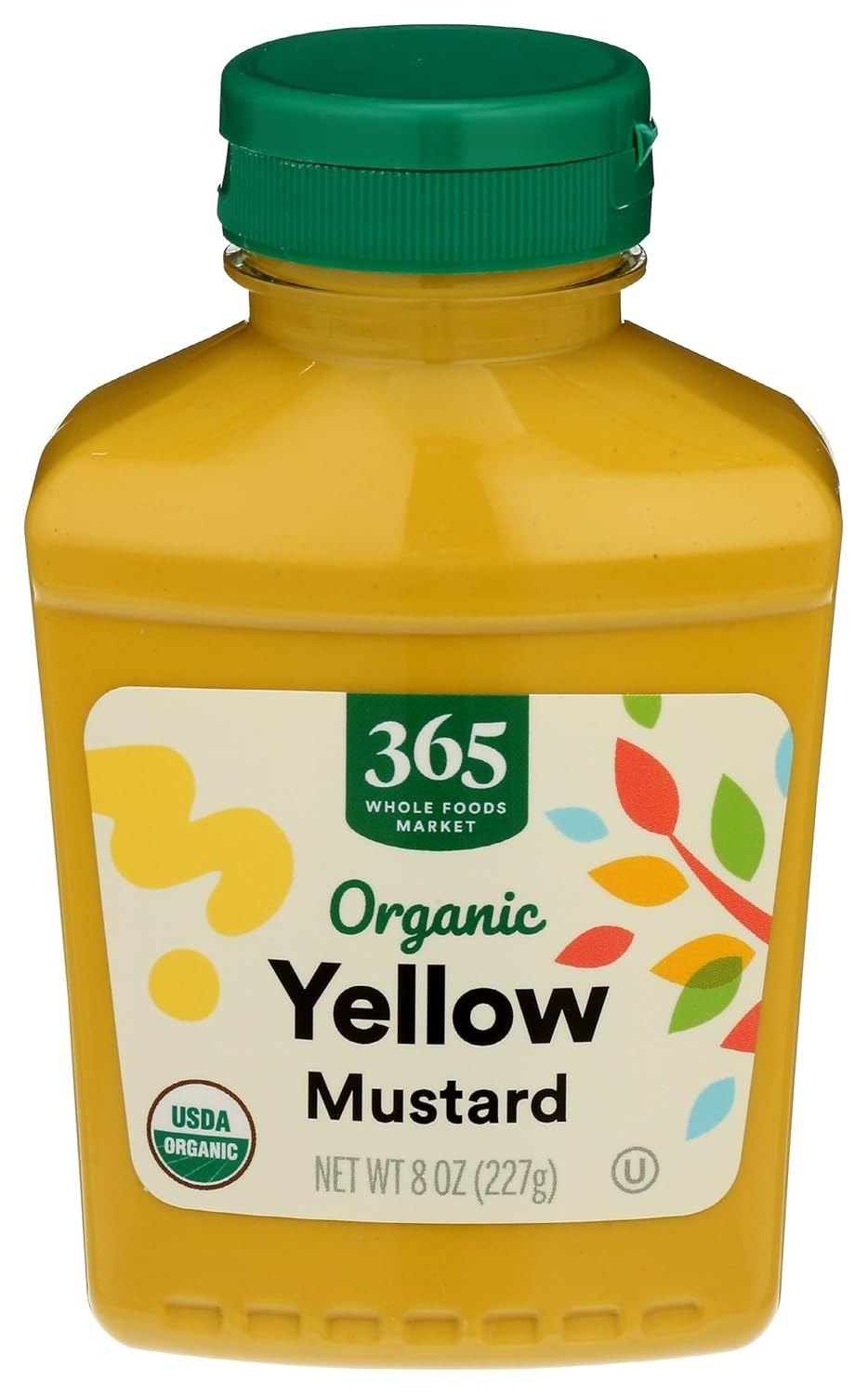 8 Ounce Classic Yellow Mustard – USDA Certified Organic & Perfect for Hot Dogs