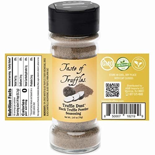 Gourmet Truffle Dust Seasoning – Vegan Mushroom Powder, 2.47oz (70g)