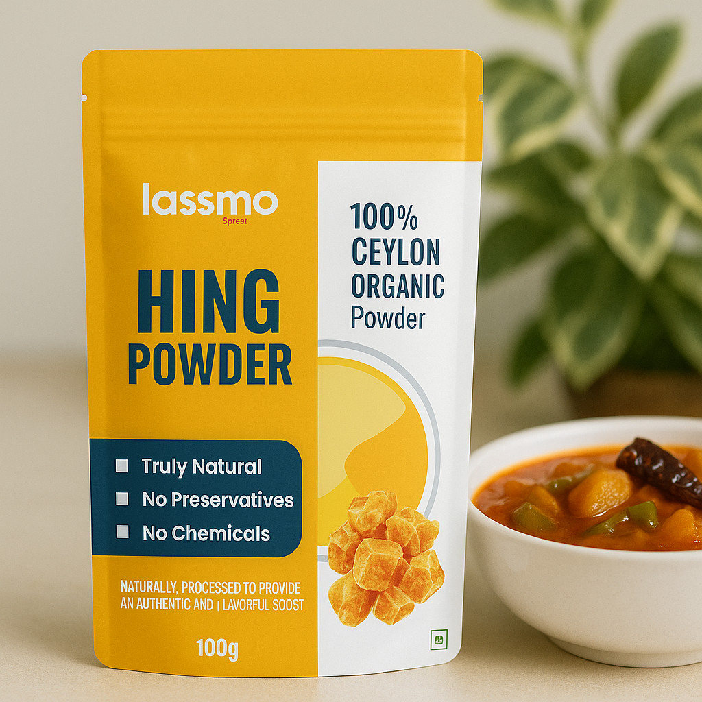 Hing Powder Asafoetida Resin Ayurvedic Spice Digestive Cooking Seasoning Herbal