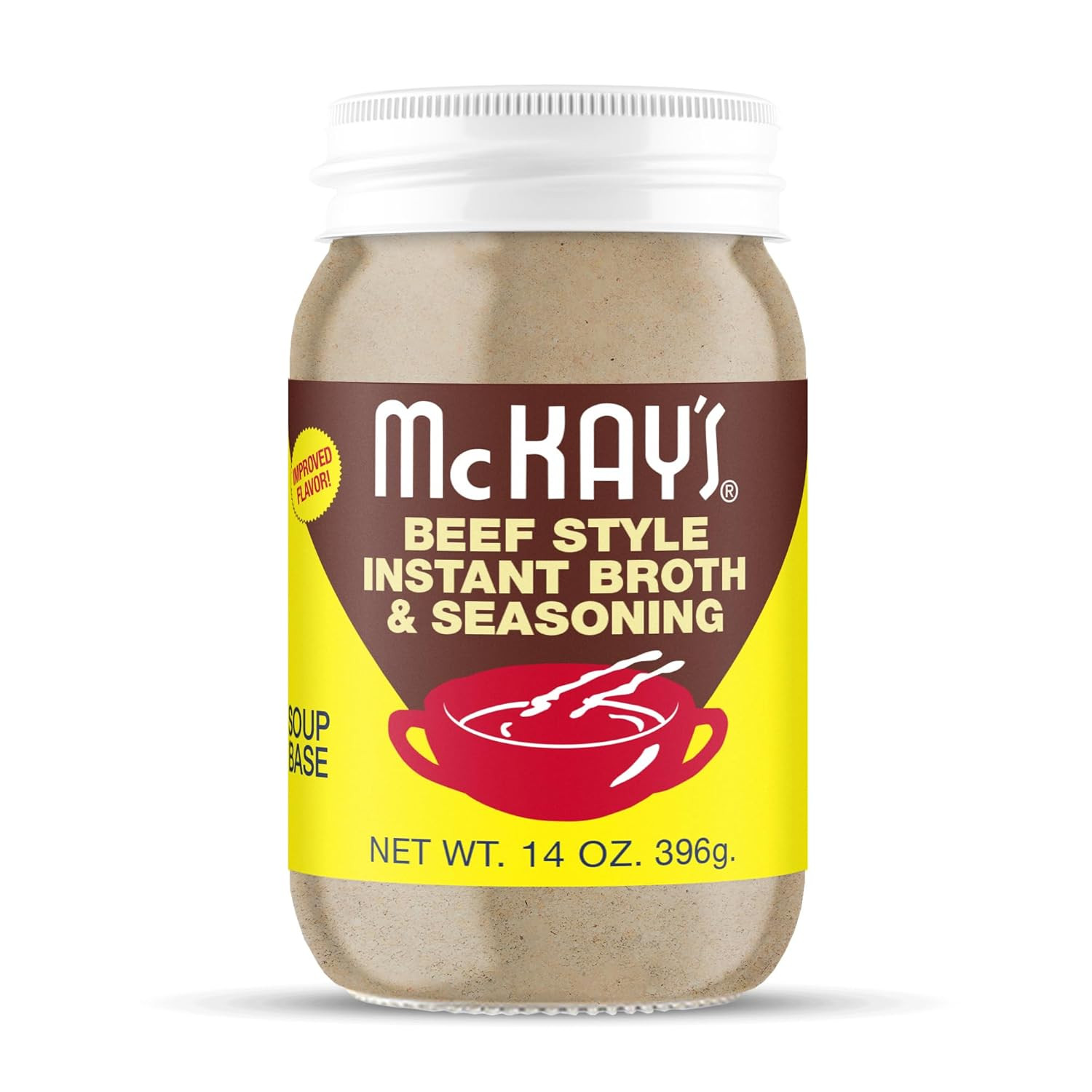 Mckay’S Beef Flavored Soup Seasoning, Gluten Free, Vegetarian Instant Broth, …