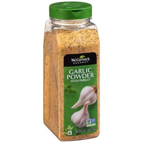 4 McCormick Gourmet GARLIC POWDER With PARSLEY(NON GMO Verified)24 OZ (1 LB 8Oz)