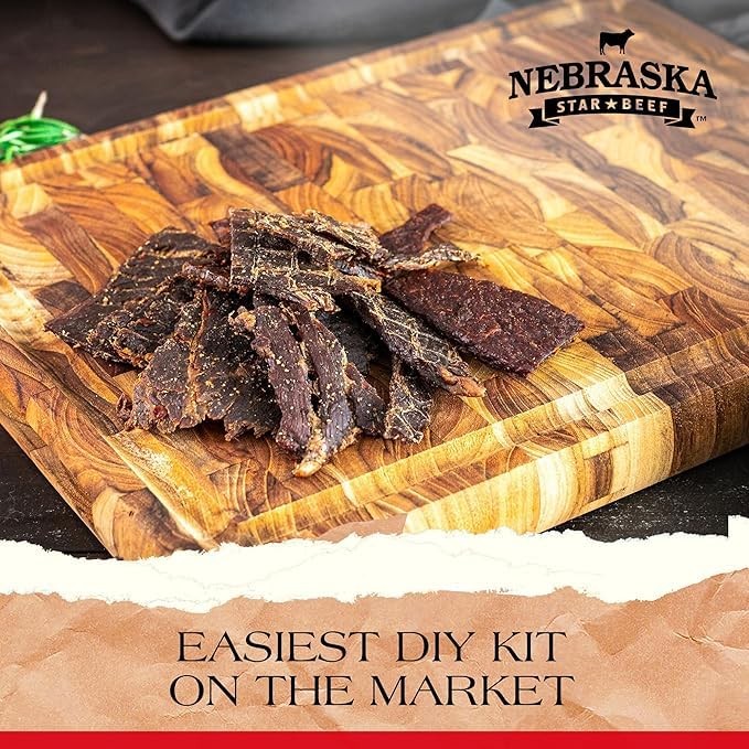 Jerky Seasoning Kit Four Flavors Original BBQ Teriyaki Sweet Spicy Makes 20lbs