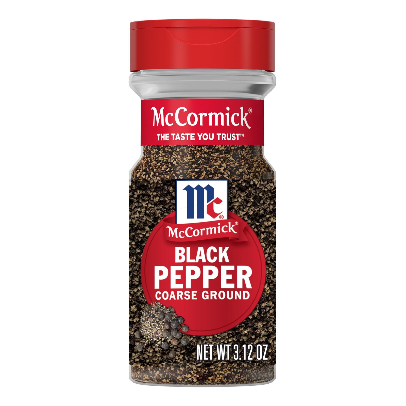 Coarse Ground Black Pepper, 3.12 Oz