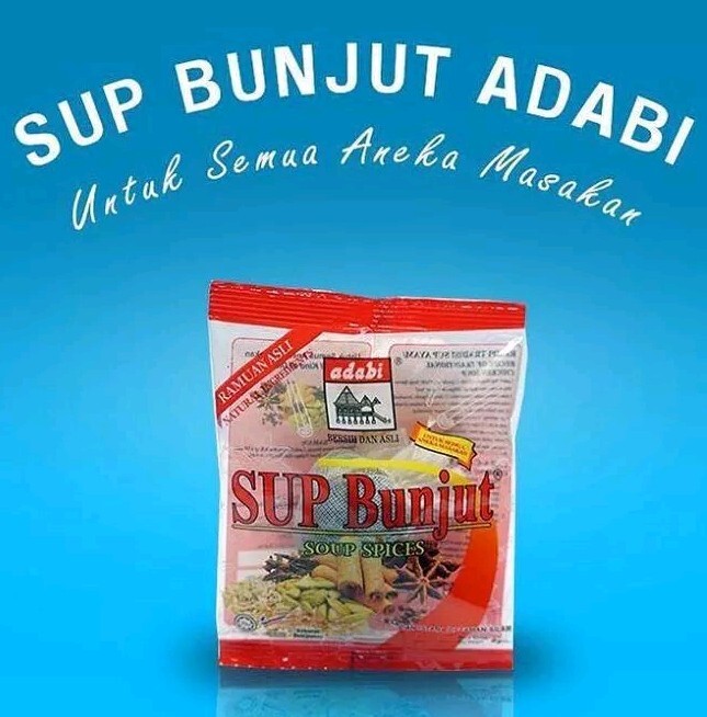 24 X 8G ADABI SUP BUNJUT Easy To Cook Soup Spices Flavourful Soup 2 sets Halal
