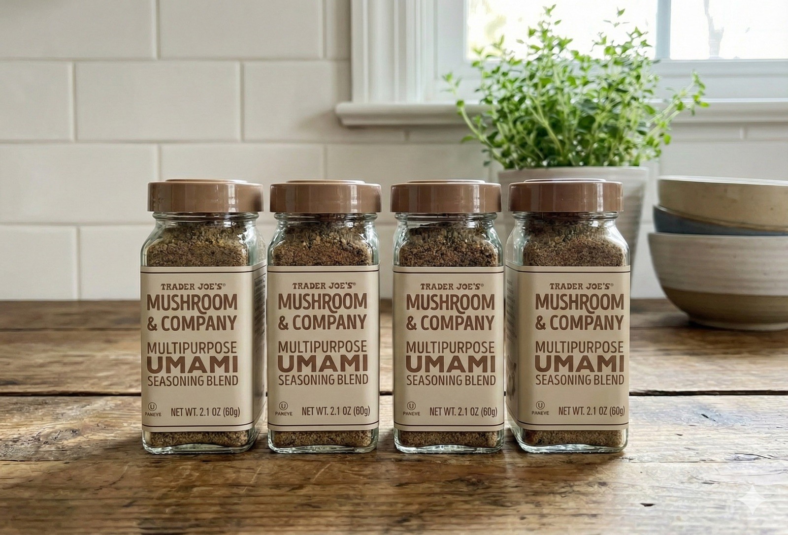 4 Pack Trader Joe’s Mushroom & Company Multipurpose Umami Seasoning Blend 2.1 oz