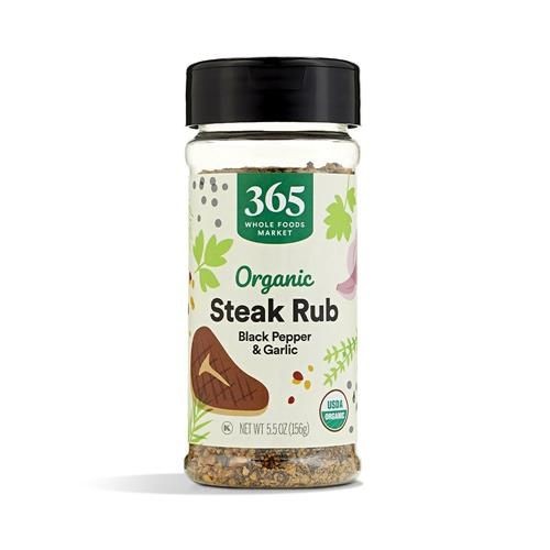 Whole Foods Market, Organic Steak Spice Rub, 5.5 Ounce – Pack Of 2