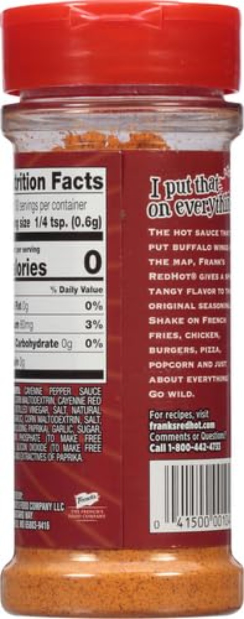Frank’s RedHot Seasoning Blend, 4.12 oz – Pack of 2 for Flavor Boost