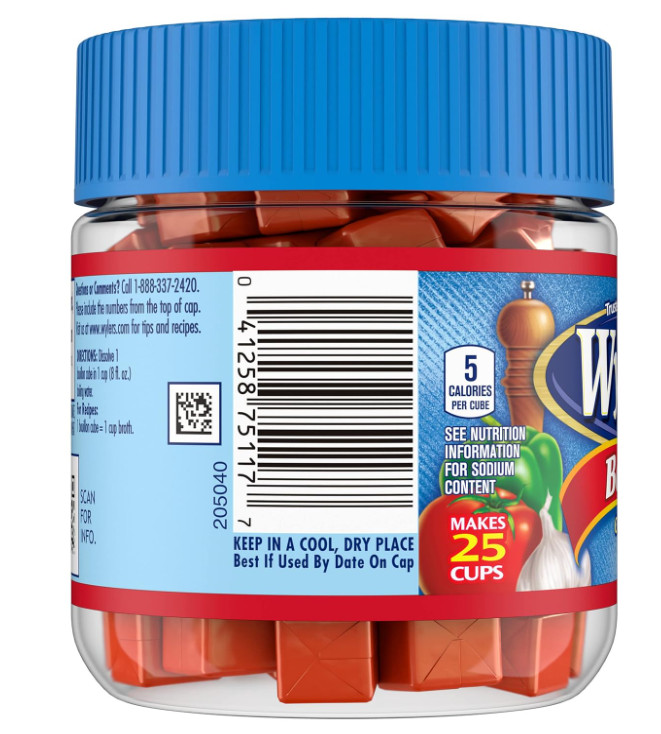 Wyler’s Beef Instant Bouillon Cubes (3.25 oz Jar)