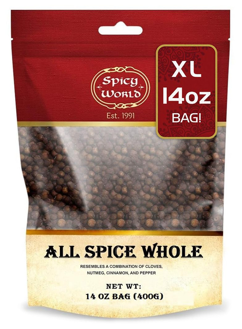 Whole Allspice Berries 14 Oz Resealable Bag | All Spice Pimento Jamaica Peppe…