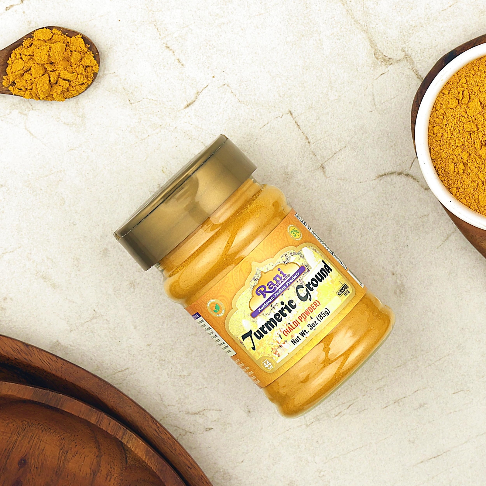 Rani Turmeric (Haldi) Root Powder Spice, (High Curcumin Content) 3oz (85g)