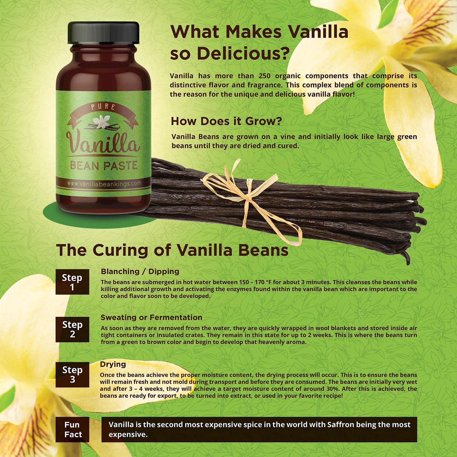 Vanilla Bean Paste for Baking and Cooking Gourmet Madagascar Bourbon Blend m…