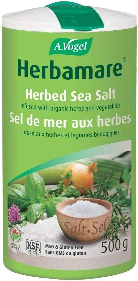 3x VOGEL Original HERBAMARE Herbed Sea Salt LARGE 1.1 LB/ 500g – FRESH CANADA