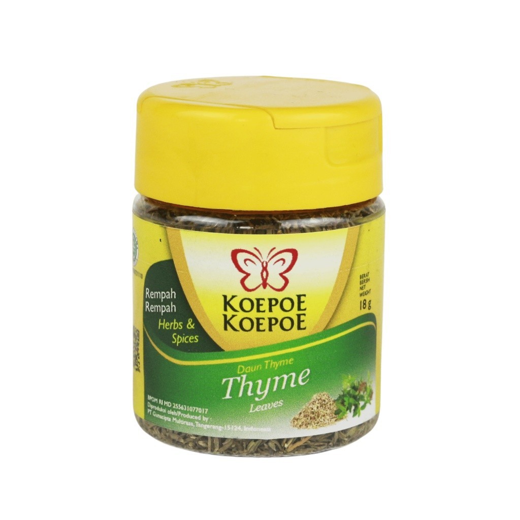 Dried Thyme Leaves 18g Classic Aromatic Cooking Herb