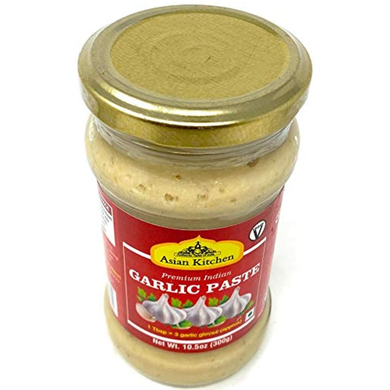 Asian Kitchen Garlic Cooking Paste 10.5oz (300g) Glass Jar
