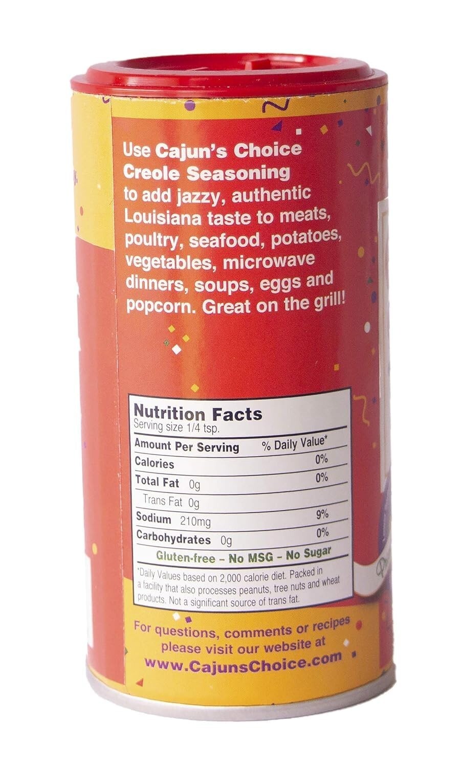 Cajuns Choice Creole Seasoning 3.8 oz Pack of 12