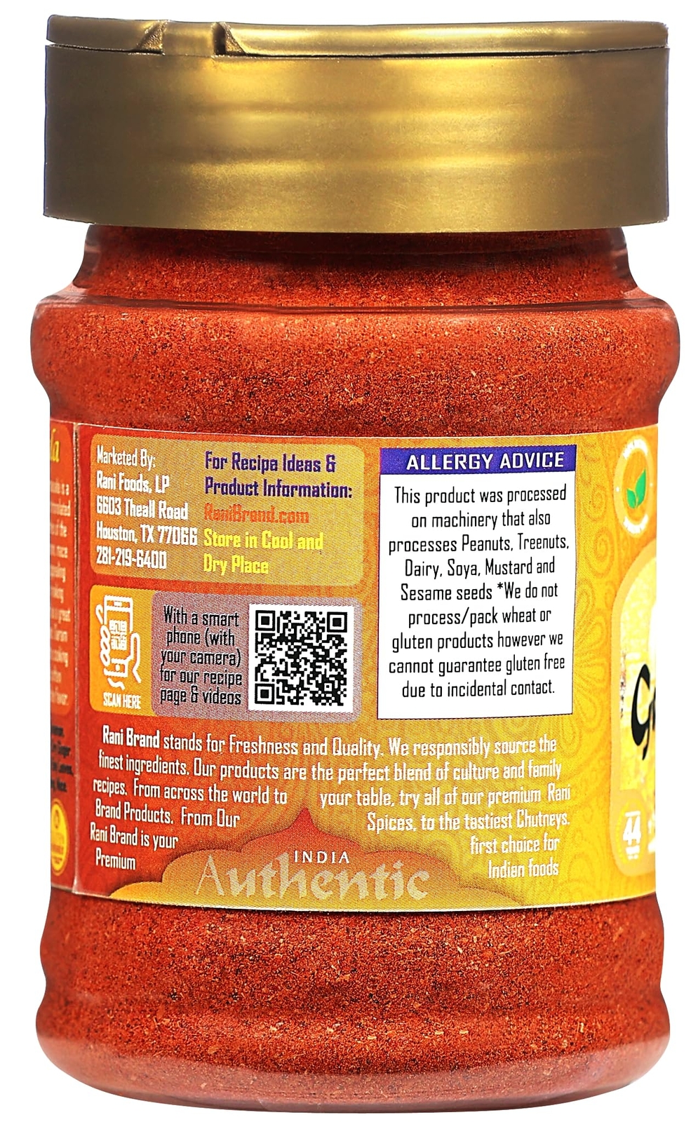 Rani Kashmiri Chilli Powder (Deggi Mirch, Low Heat) Ground Indian Spice 3oz