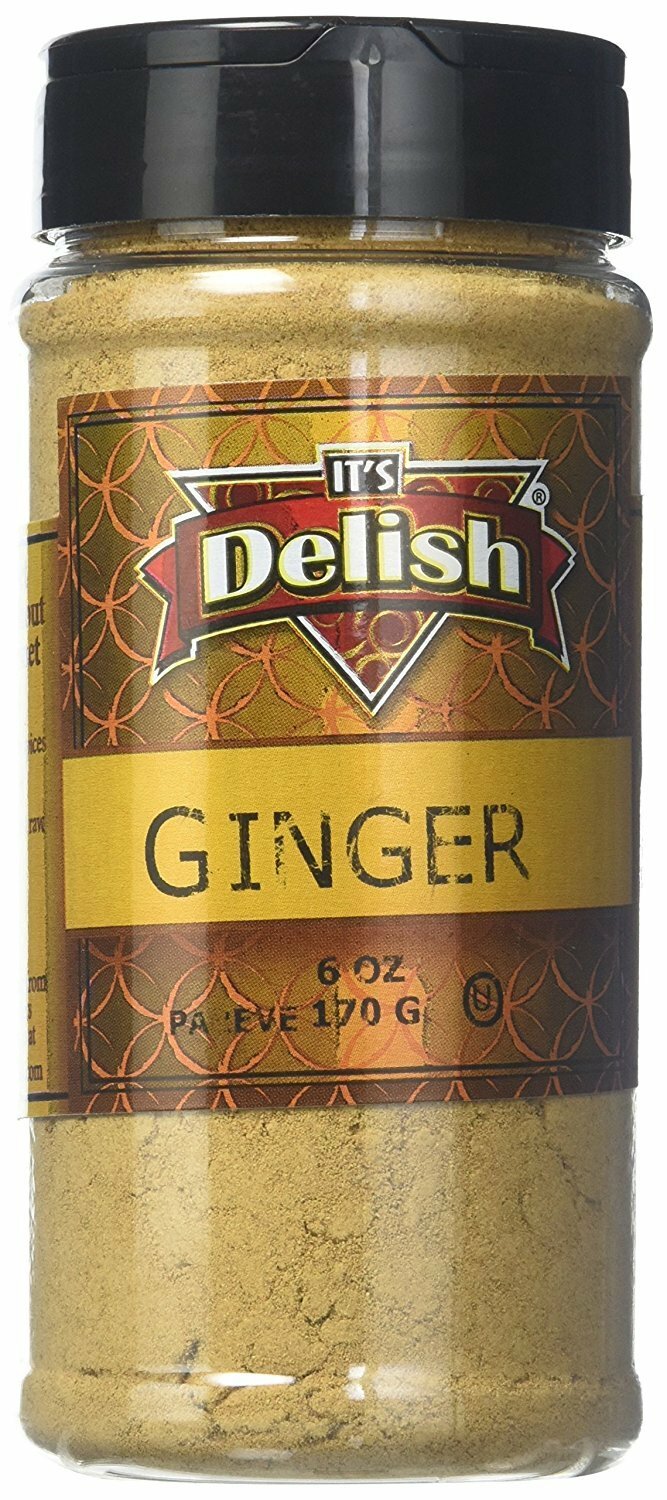 Ground Ginger Powder by Its Delish, Medium Jar, 6 oz