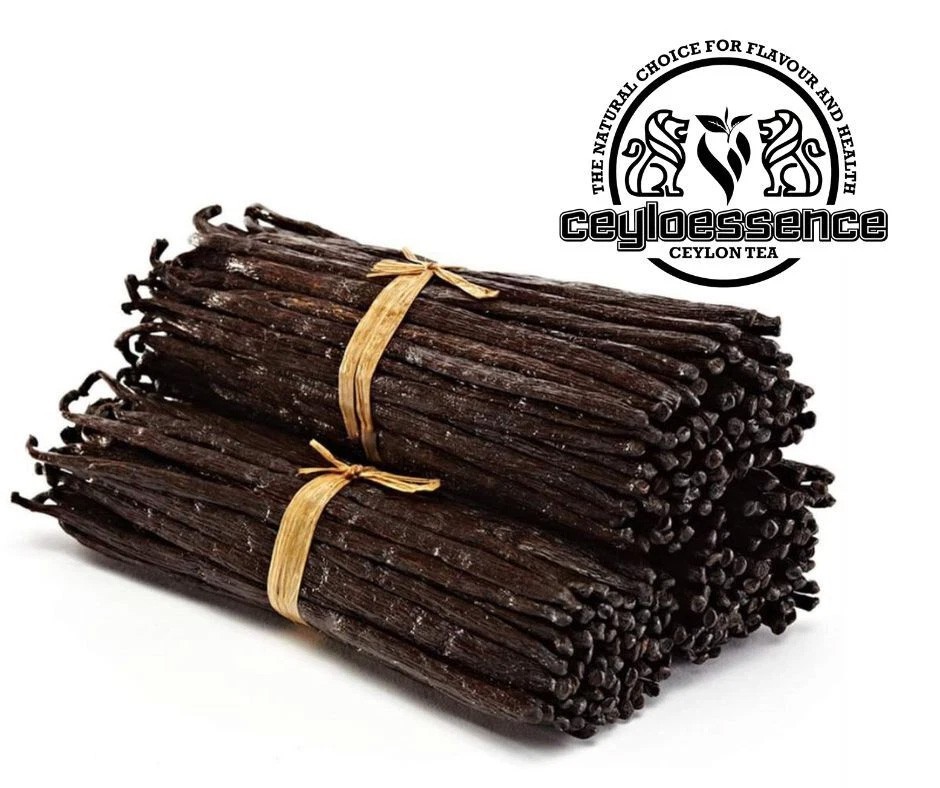 100% Organic Ceylon Vanilla Beans A Grade Best Quality Pure Great for Extraction