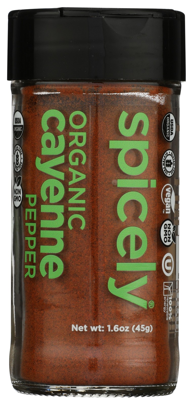 Organic Cayenne Pepper Spicely Organics 1.6 Oz 3 Pack