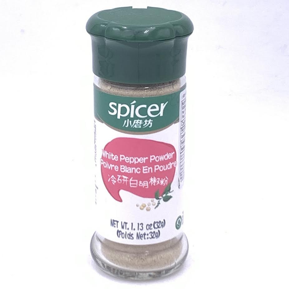 Spicer – White Pepper Powder 1.13oz/(32g)小磨坊冷研白胡椒粉