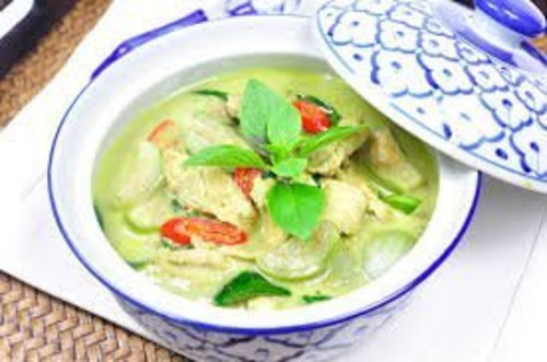 RosDee Menu Green Curry Powder 55g X 2 Bags (Thai Food)