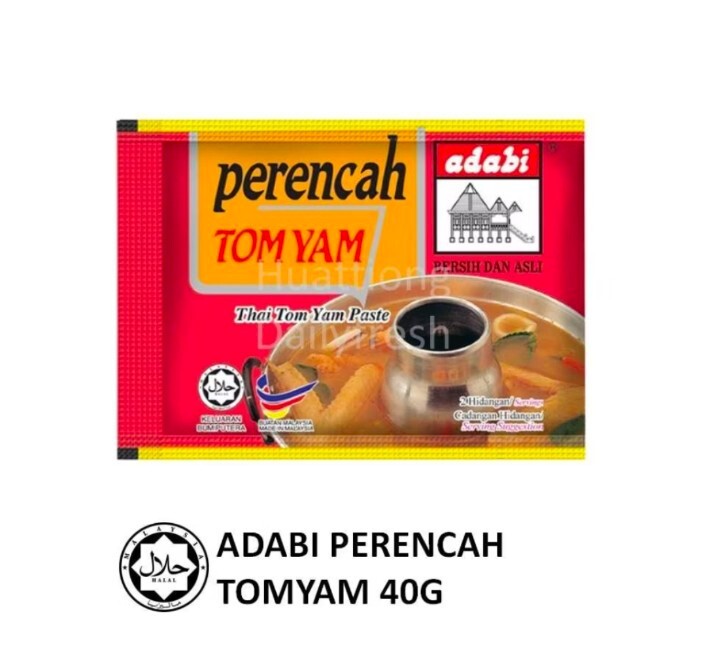 Adabi Perencah Tom Yam 40gx 5Packs (Adabi Perencah Tom Ya)