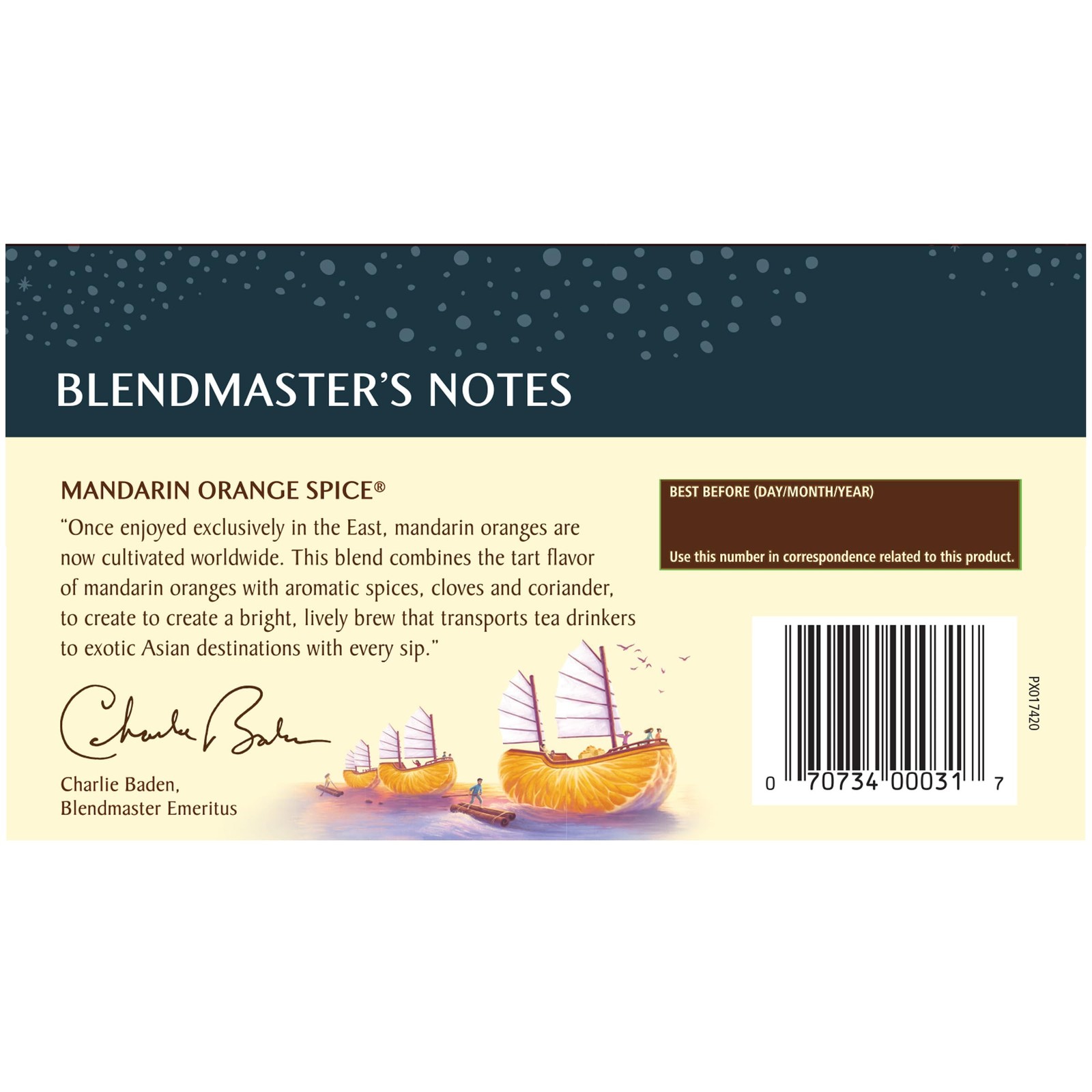 Celestial Seasonings Herbal Tea, Mandarin Orange Spice, 20 Count (Pack of 6)