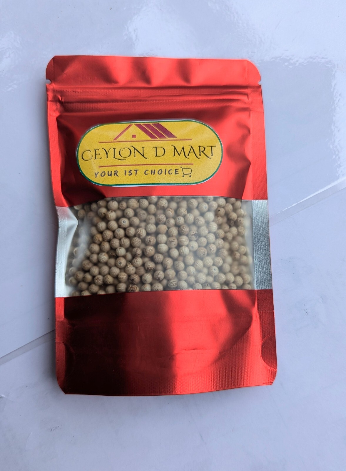 Organic White Peppercorns whole seeds Natural pure Organic Best Quality 50g
