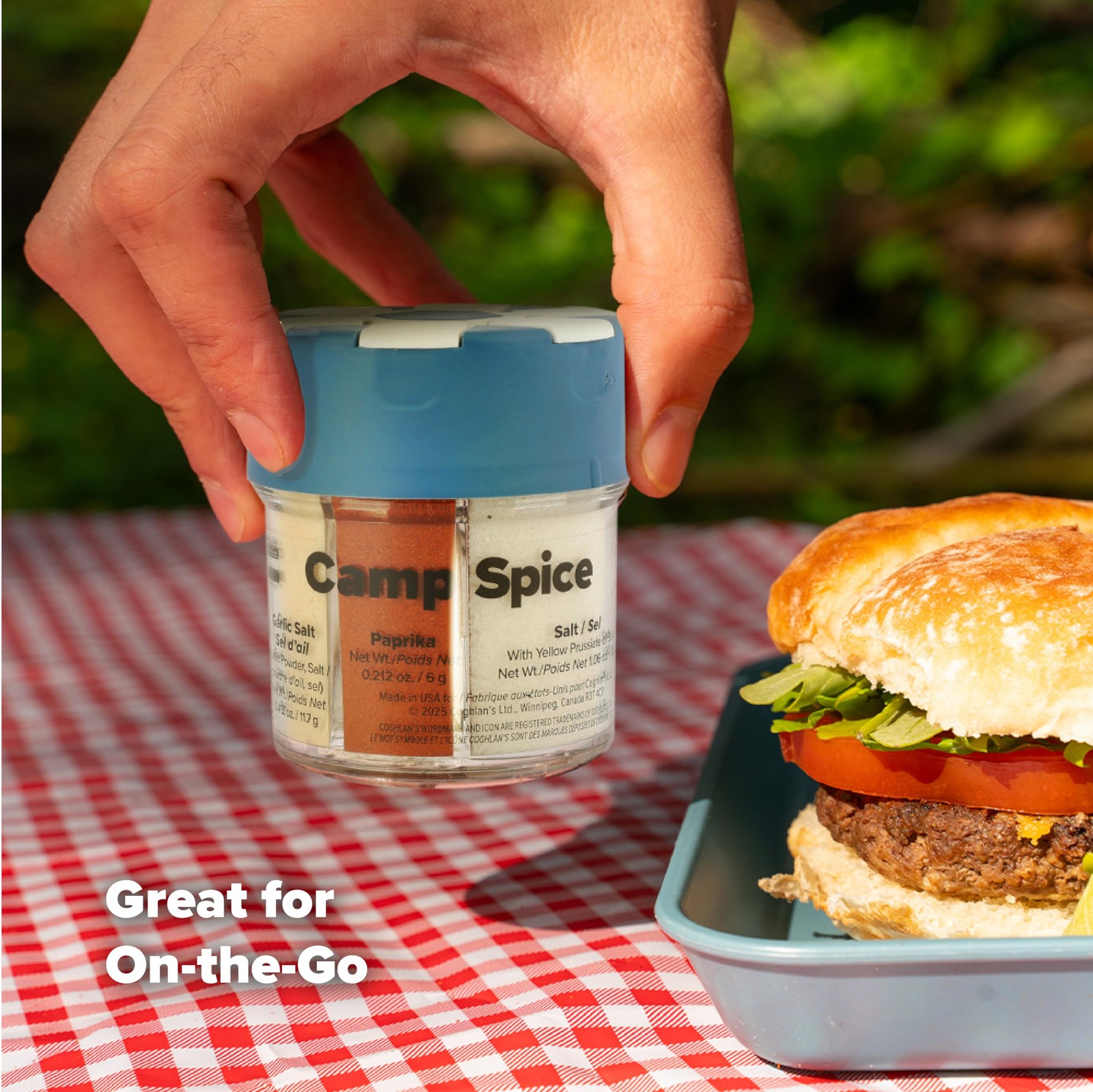 Coghlan’s Camp Spice – 6-in-1 Shaker with 1 Pack, Multi-Spice (New)