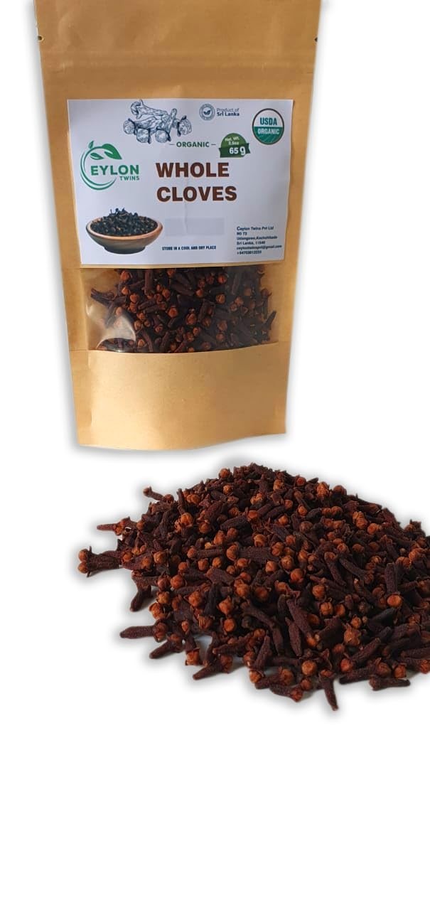 Hand-Picked 2.5 Oz Sri Lankan Organic Cloves – Enhance Your Culinary Creations