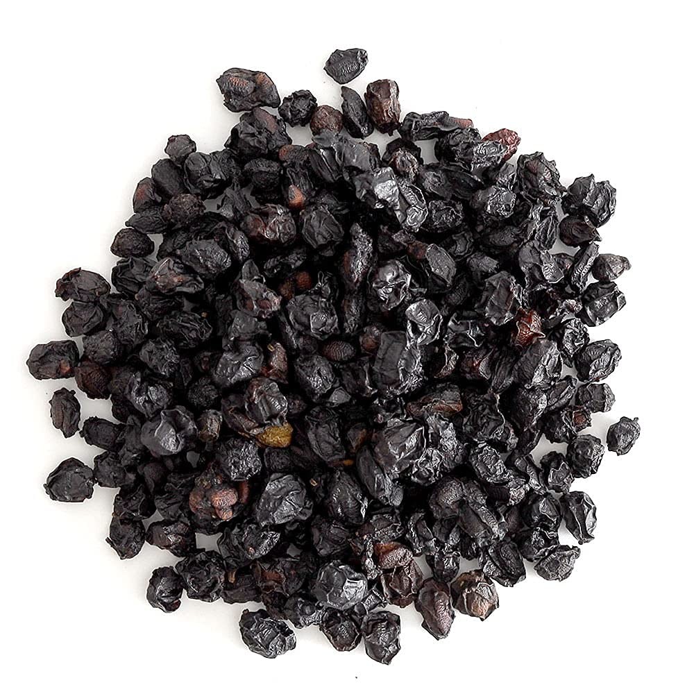 Frontier Co-op Dried Elderberries, European 16 Ounce (Pack of 1), No Color