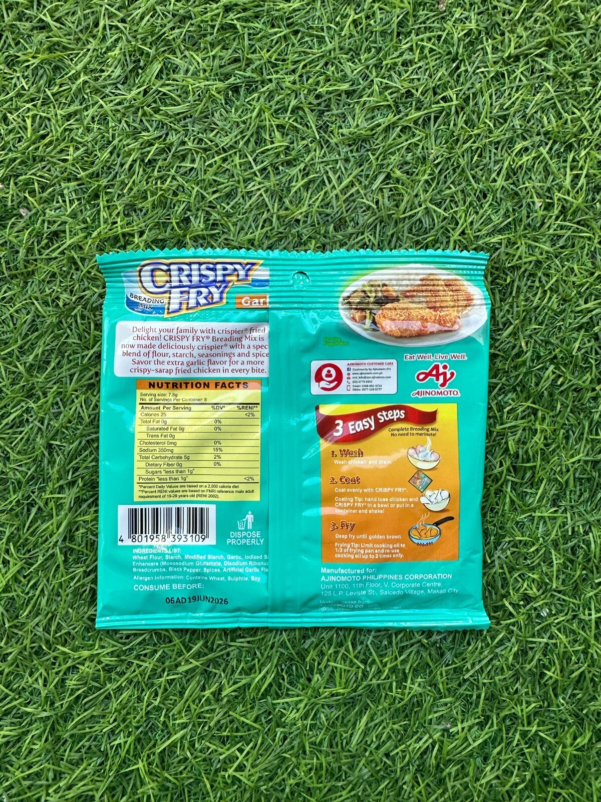 Crispy Fry Breading Mix in 3 Flavors (Original, Spicy, Garlic) (3 packs)
