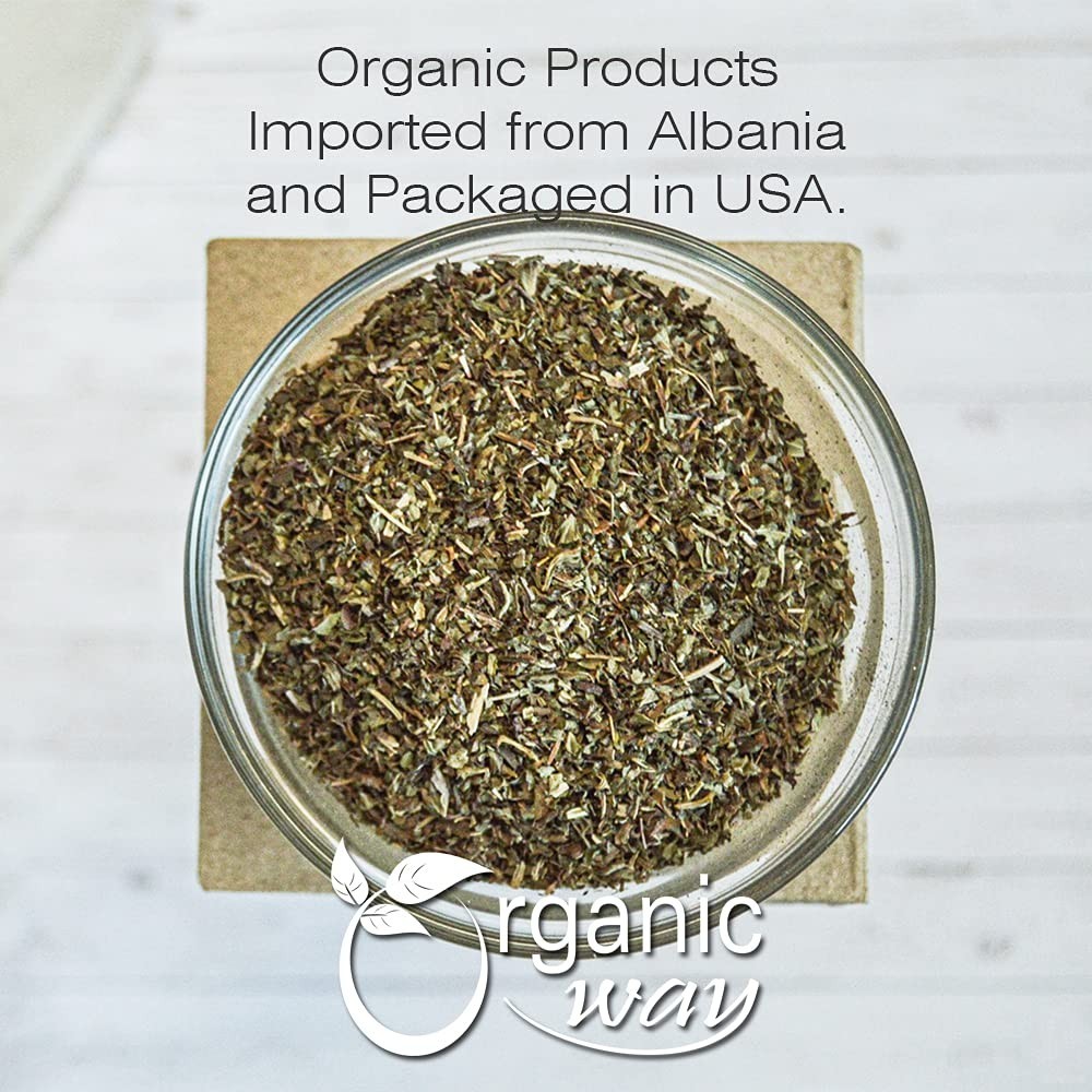 Organic Way Peppermint Leaf Cut & Sifted – Herbal Tea | Kosher & USDA Certified
