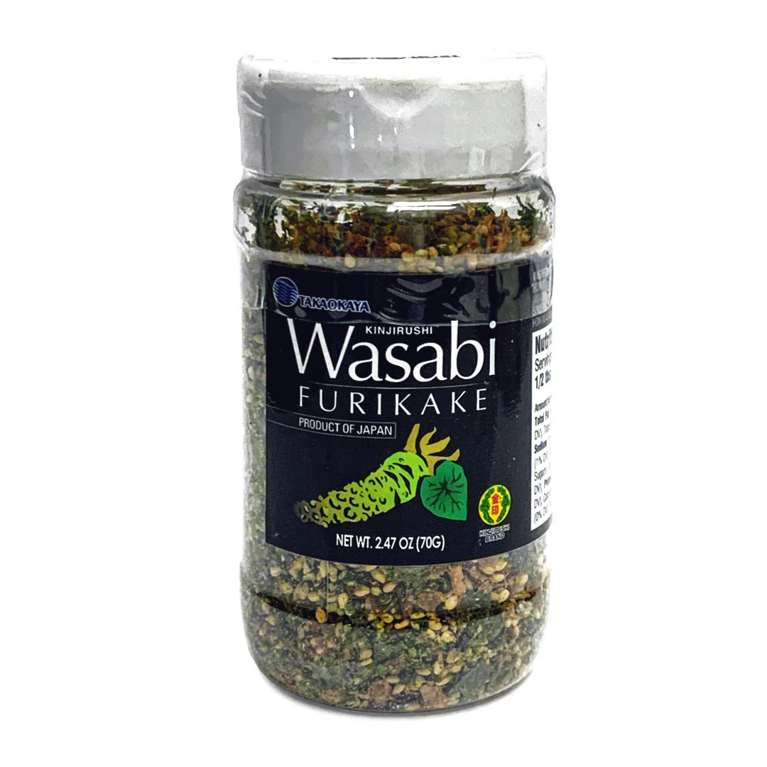 Takaokaya x Kinjirushi Japanese Wasabi Furikake Seasoning Topping Mix 2.47 oz