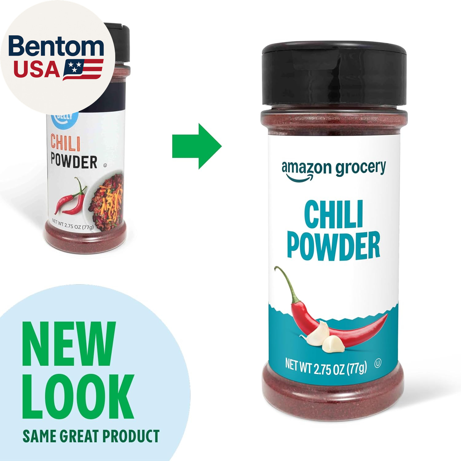 , Chili Powder, 2.75 Oz (Previously Happy Belly, Packaging May Vary)